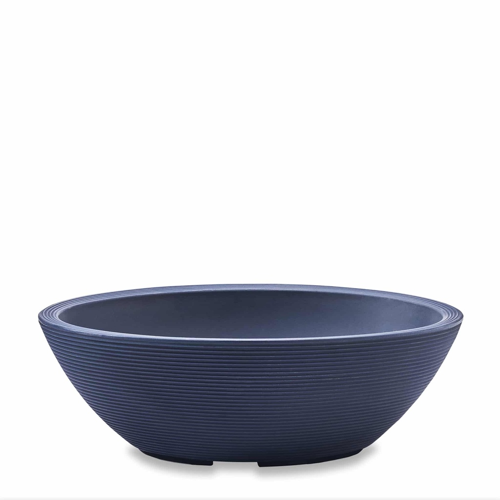 Crescent Garden Delano Oval 30'' x 21'' Schale (Mitternacht)
