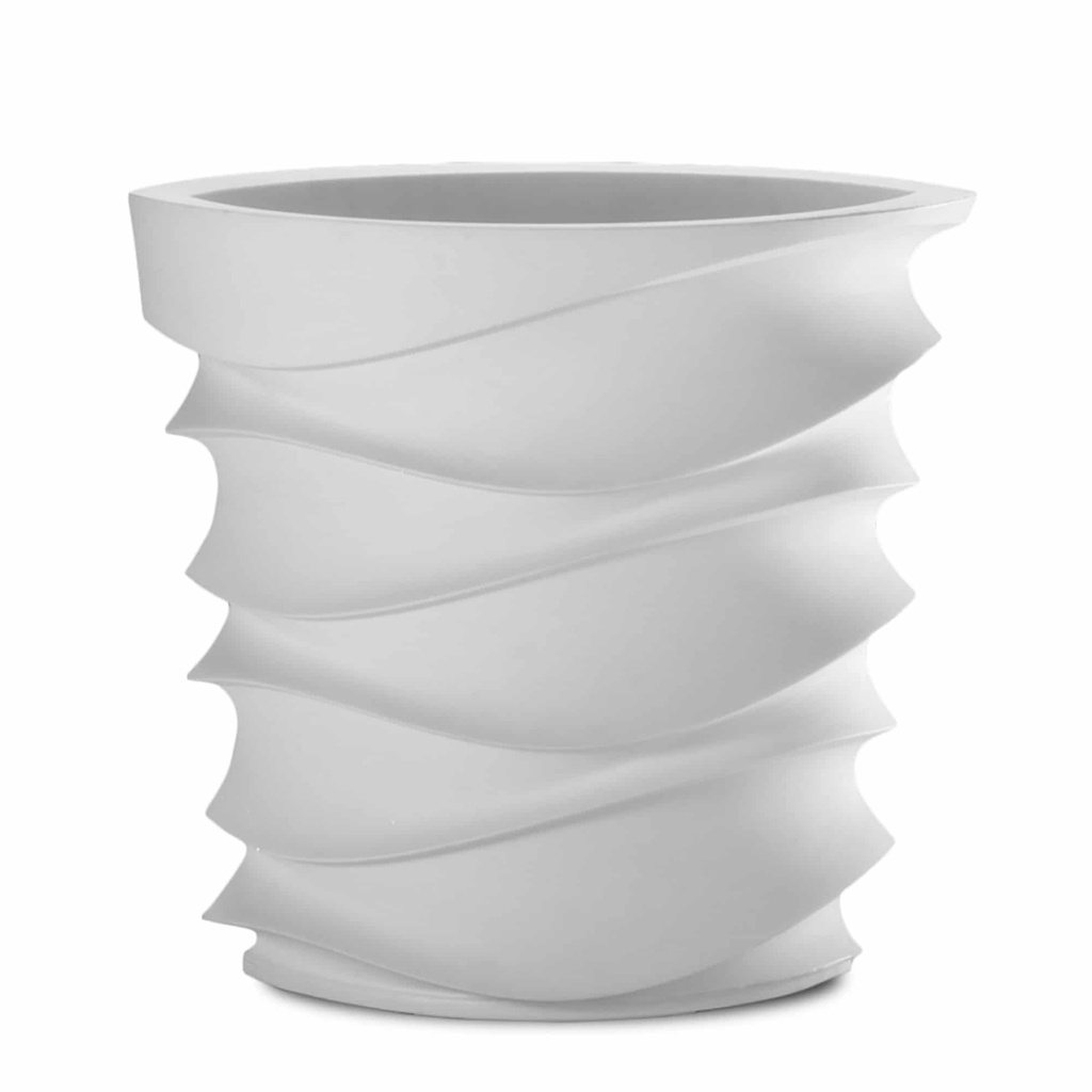 Crescent Garden Eye Am 26'' Pflanzgefäss (Wolkenweiss)