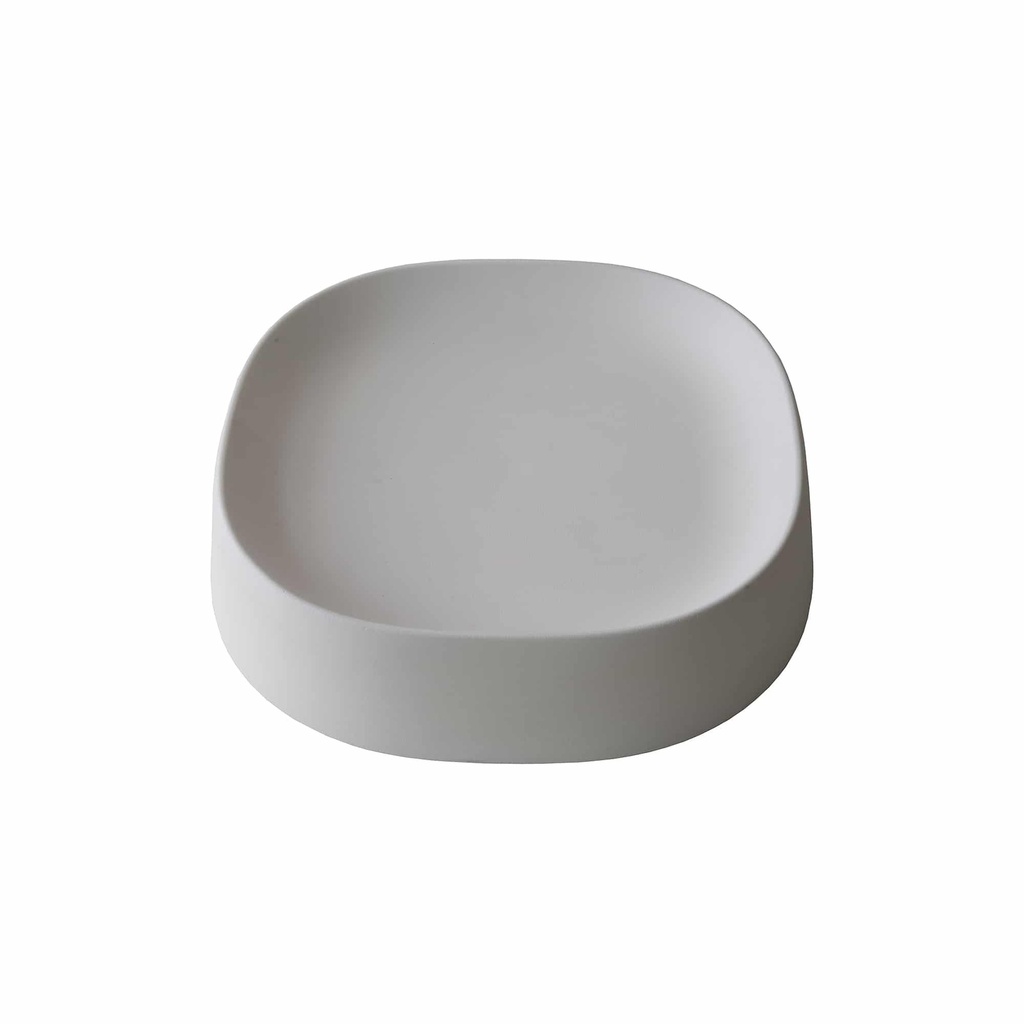 Crescent Garden Pebble Small Plant Caddy (Weiss)