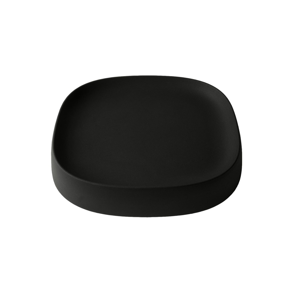Crescent Garden Pebble Medium Pflanzen Caddy (Kaviar Schwarz)