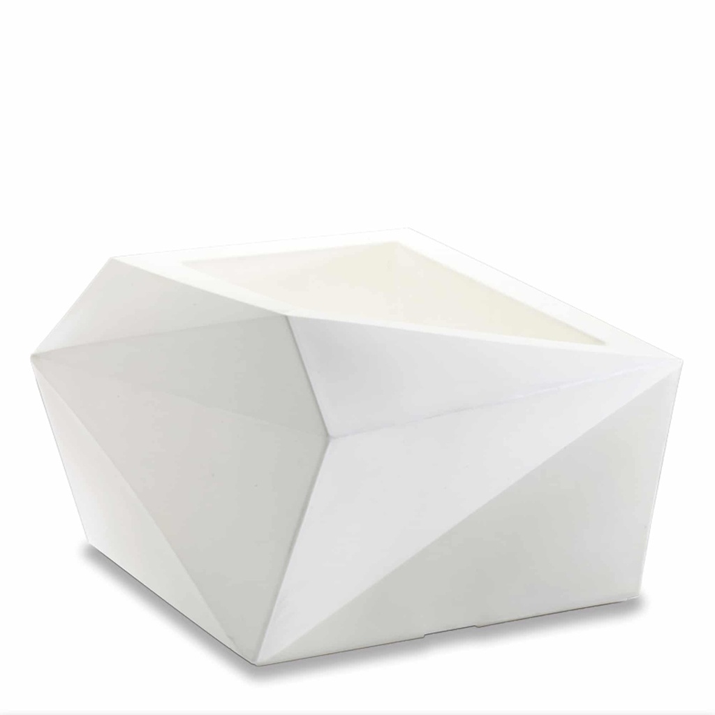Crescent Garden Origami 23'' Pflanzgefäss (Wolkenweiss)