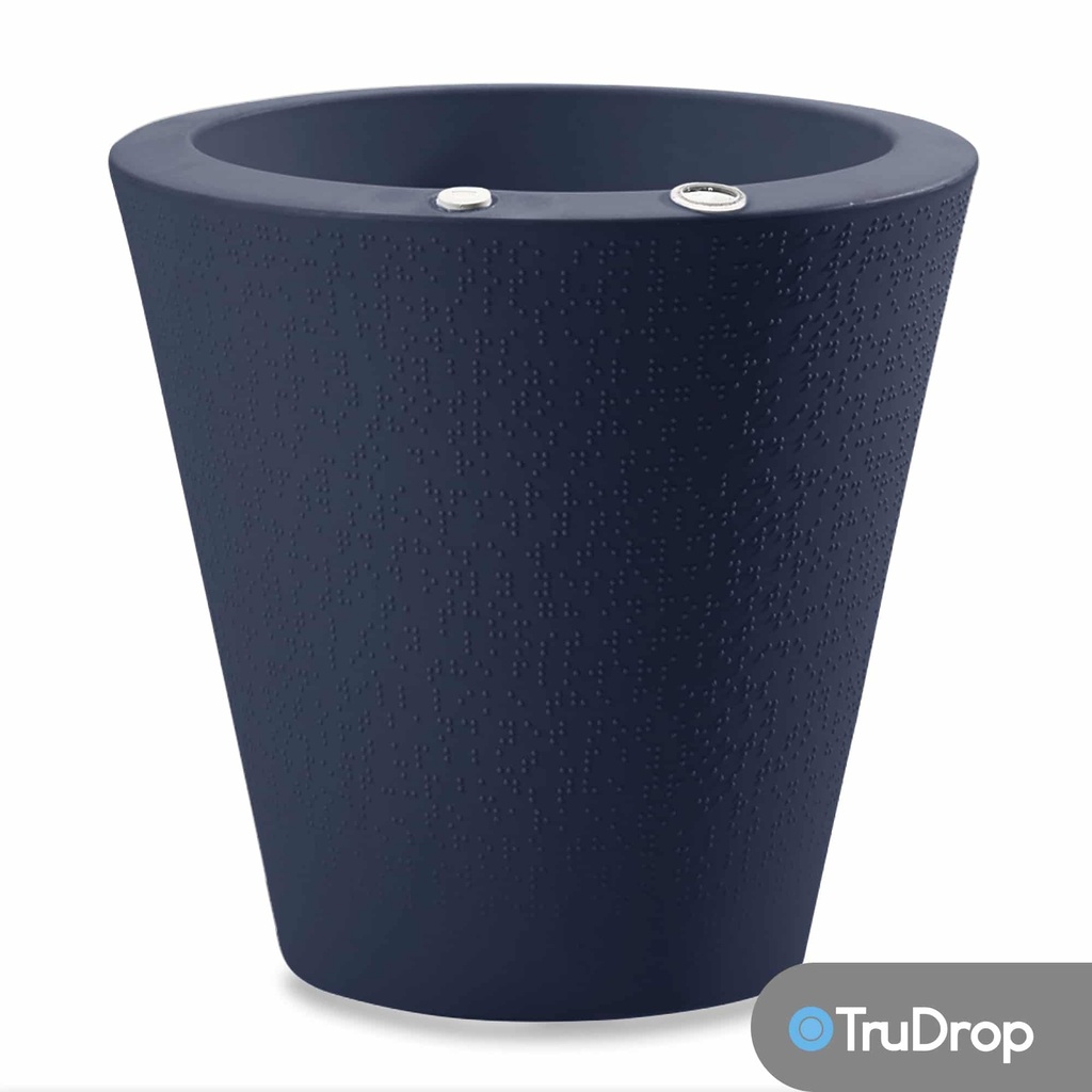 Crescent Garden Dot 26'' Pflanzgefäss mit TruDrop System (Mitternacht)