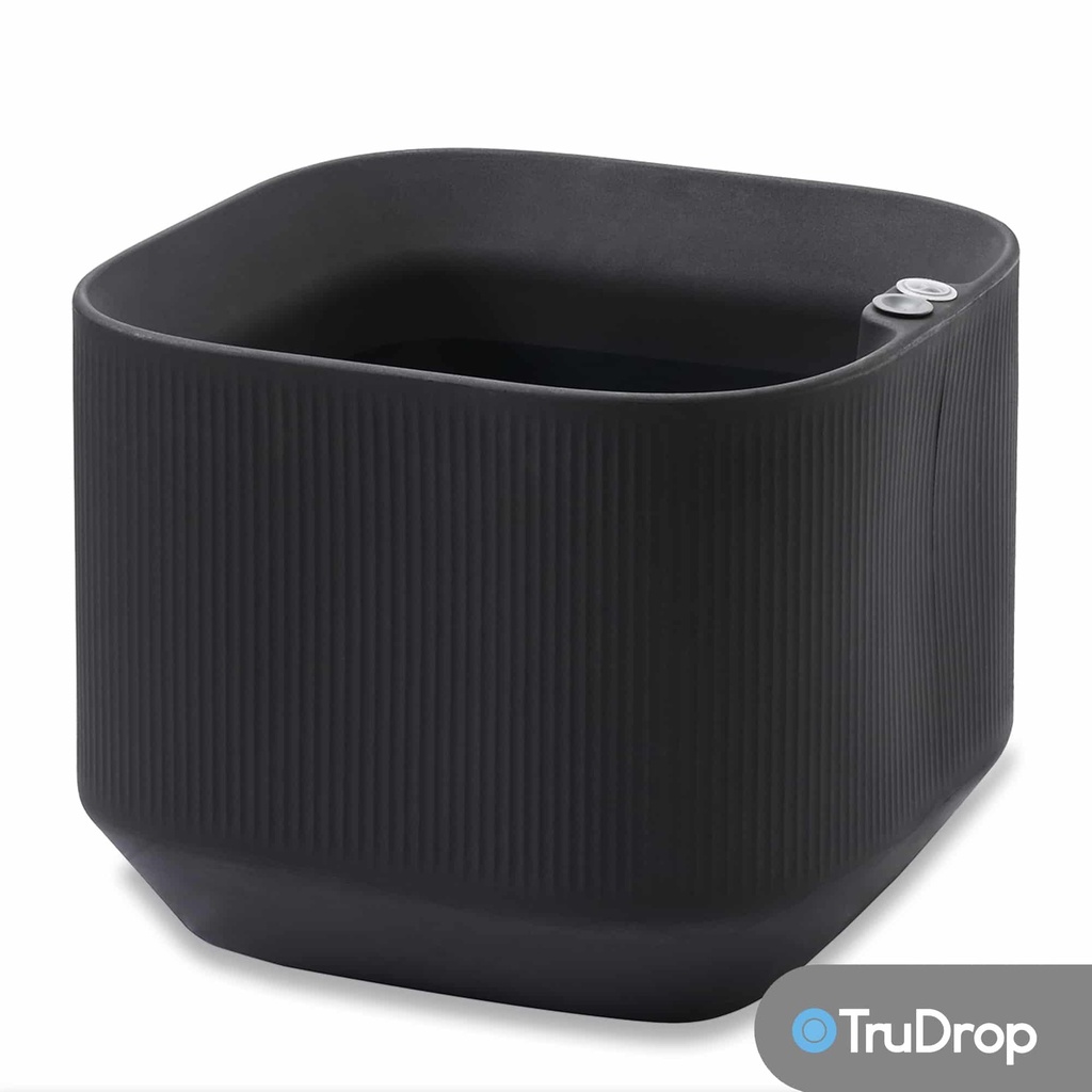 Crescent Garden Mod Low Quadratisch 20'' x 20'' x 16''H (Kaviar Schwarz)