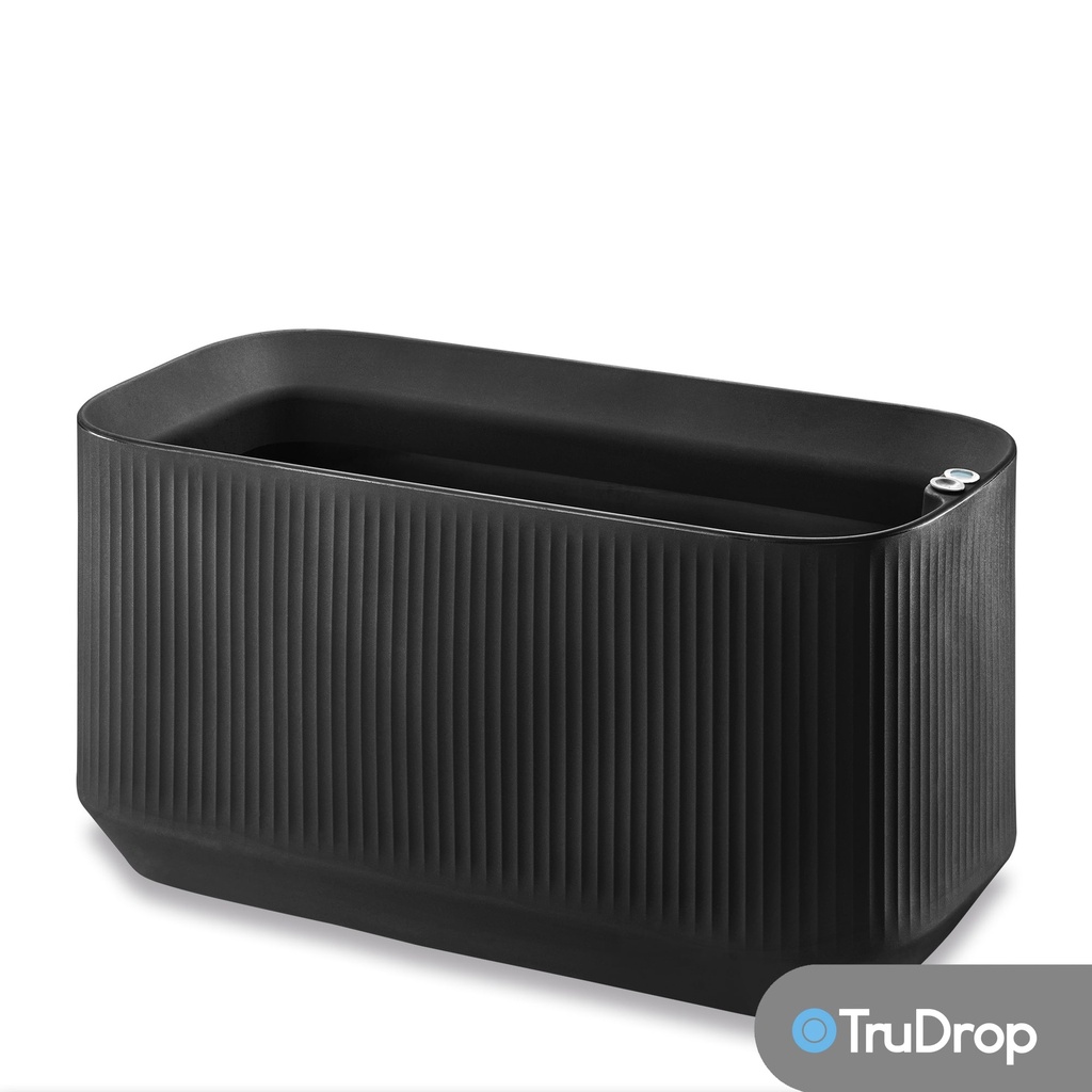 Crescent Garden Mod Grosser Trog 40'' x 20'' x 20''H (Kaviar Schwarz)