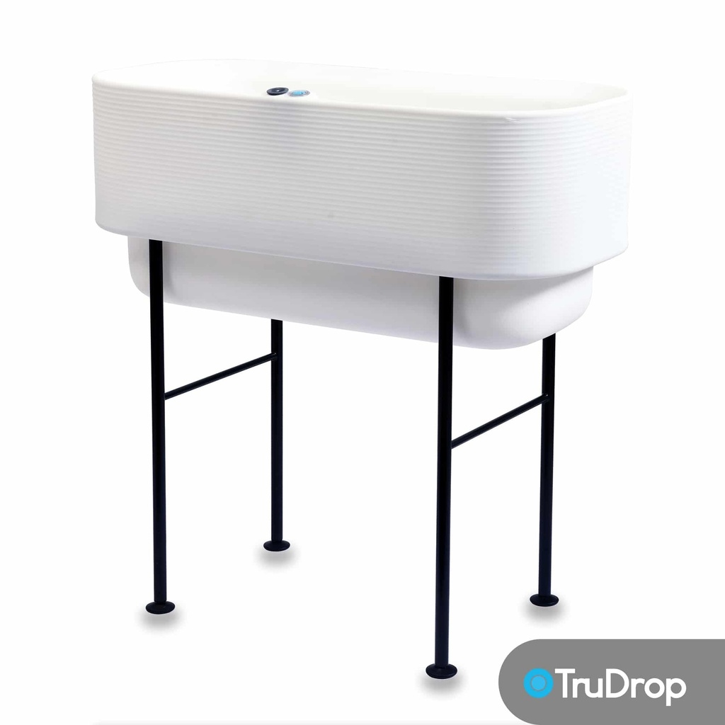 Crescent Garden Nest 30'' x 48'' erhöhtes Pflanzgefäss (Cloud White)