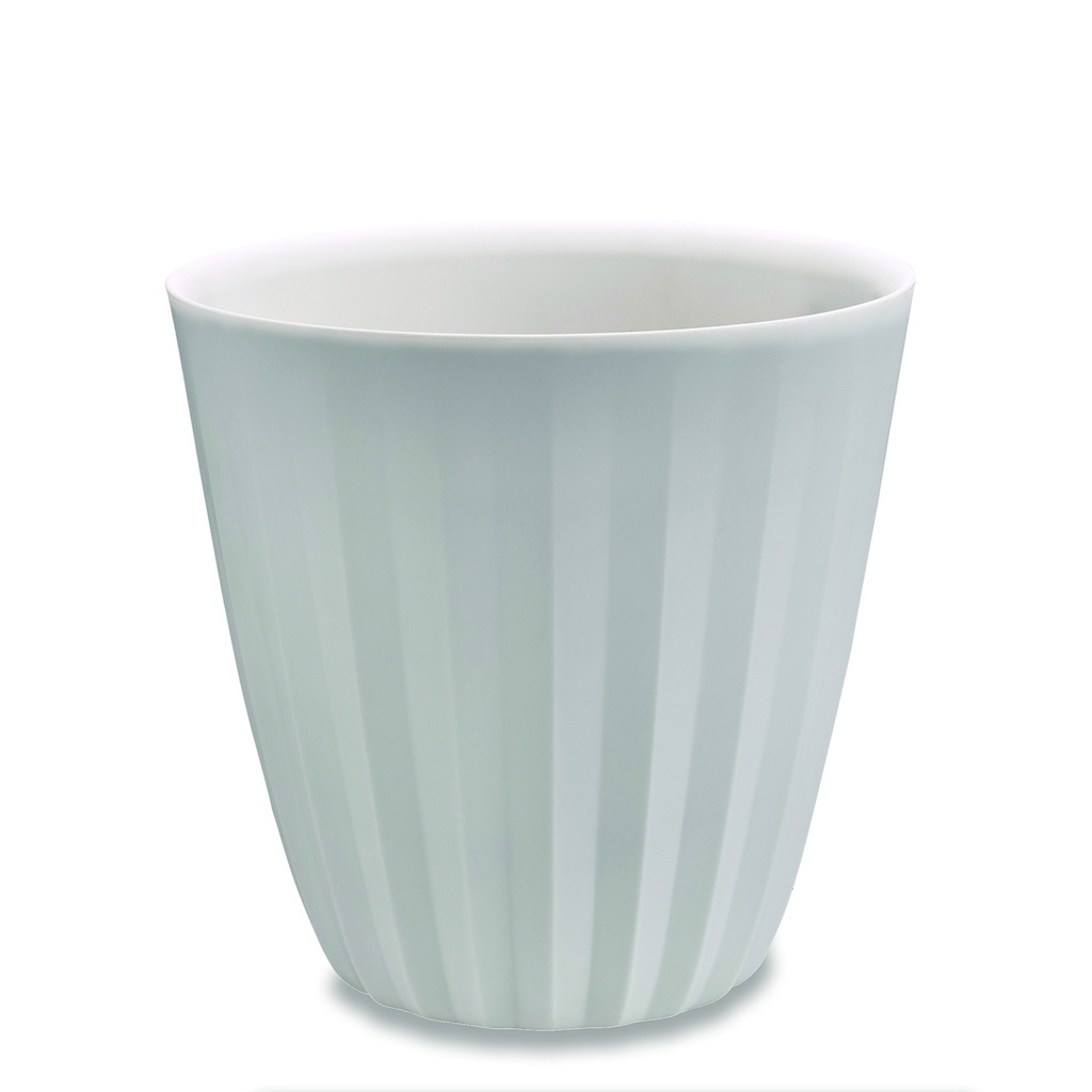 Crescent Garden Pleat 15'' Pflanzgefäss (Cloud White)