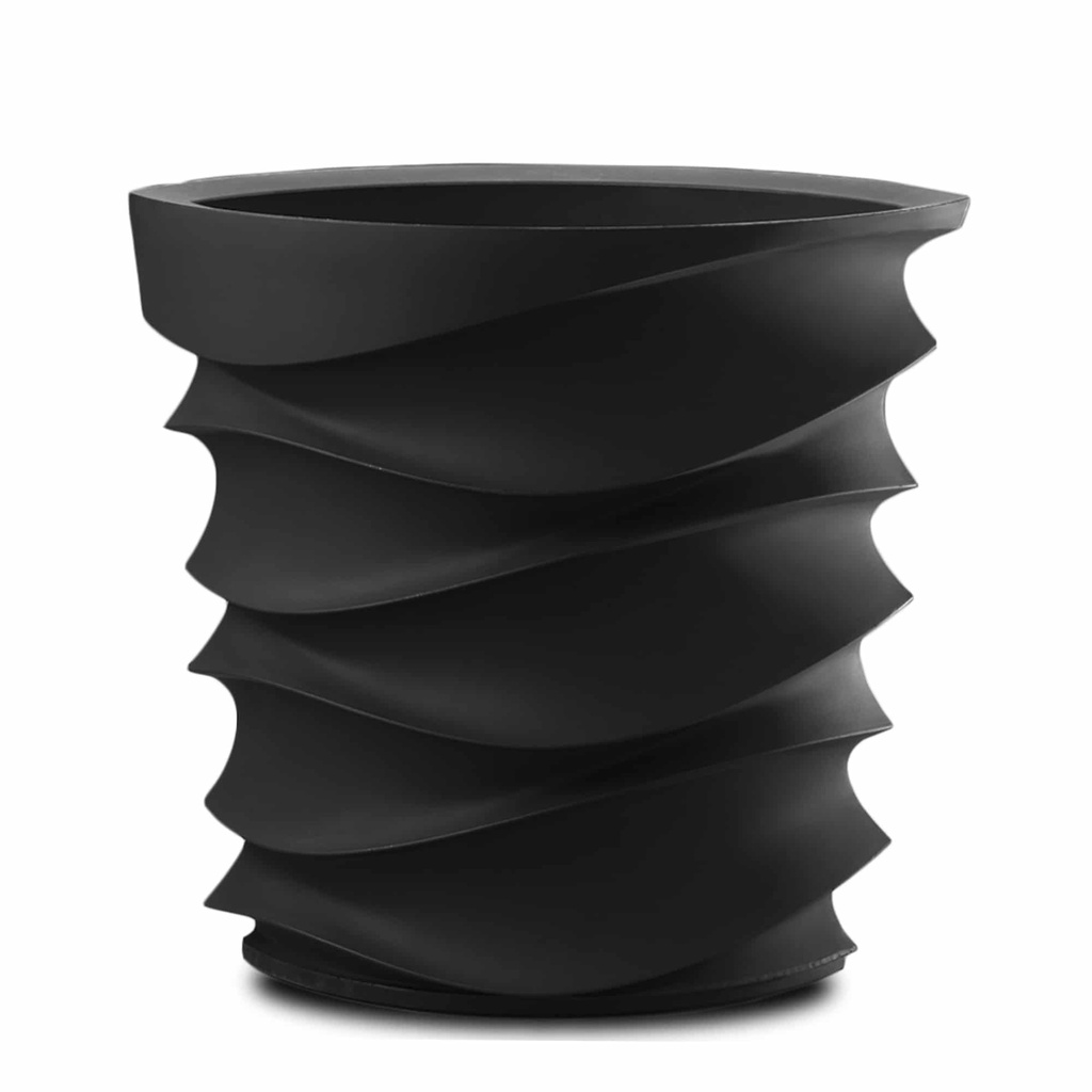 Crescent Garden Eye Am 26'' Pflanzgefäss (Caviar Black)