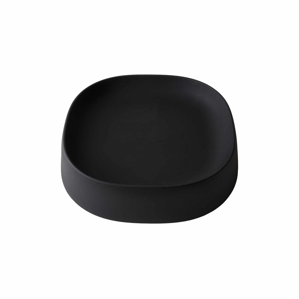 Crescent Garden Pebble Small Plant Caddy (Kaviar Schwarz)