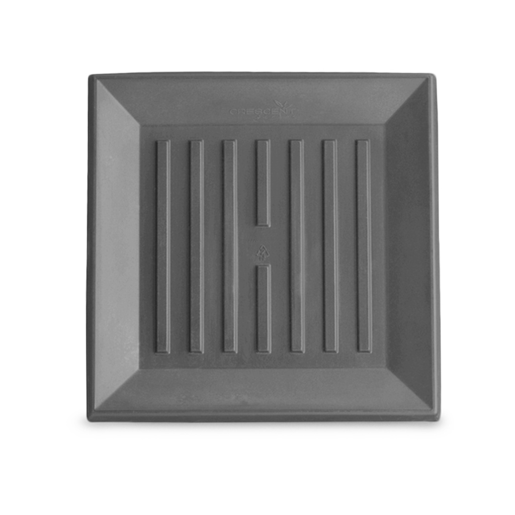 Crescent Garden 13'' Quadratische Universal-Untertasse (Schiefer)