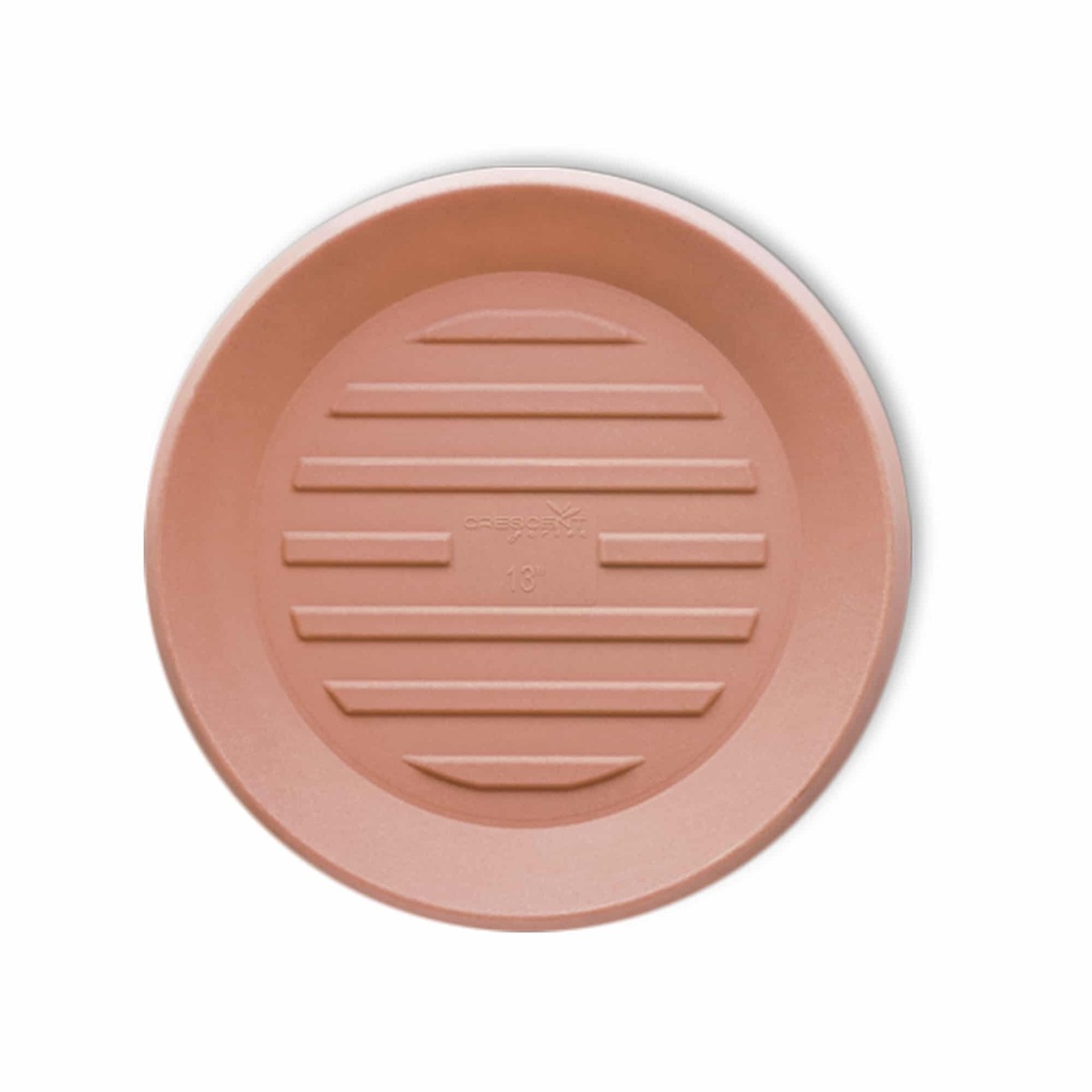 Crescent Garden Universal 8'' Untertasse (Weathered Terracotta)
