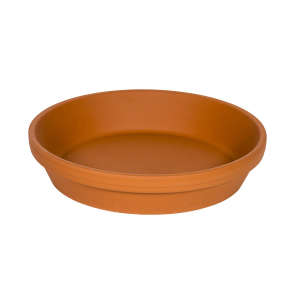 NDT Outdoor UNI saucer 16 TC unglazed Ø18cm/ H4cm