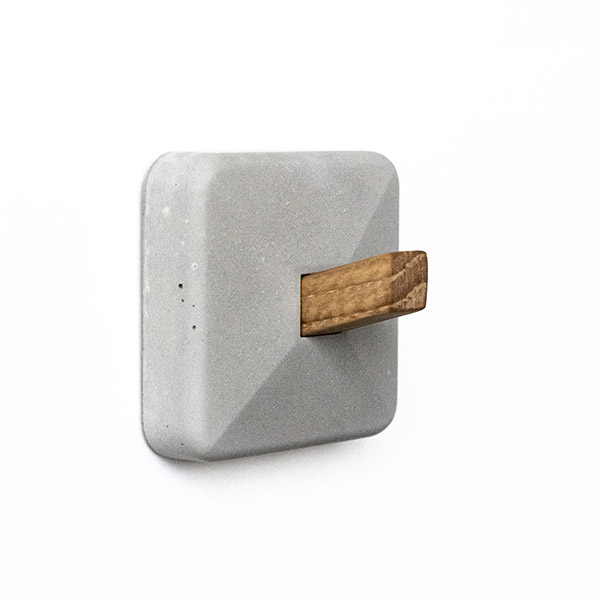 BETOLZ Garderobenhaken HACO Grau Eiche