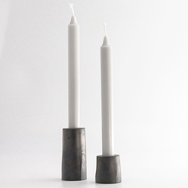 BETOLZ Stabkerzenhalter STELLA (2er Set) Anthrazit 