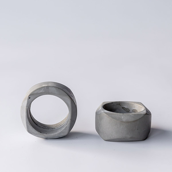 BETOLZ Serviettenring AMBIO (4er Set) Grau