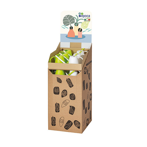 EPOCA Garden Club watering can DISPLAY Lime & Snowy