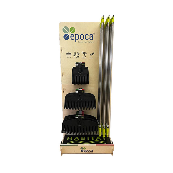 EPOCA Habitat Leaf rake Handle Alluminium DISPLAY /