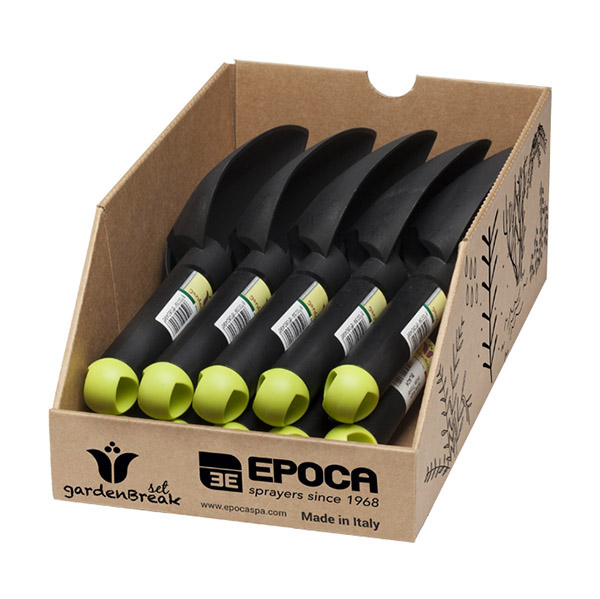 EPOCA HABITAT wide trowel DISPLAY black/lime