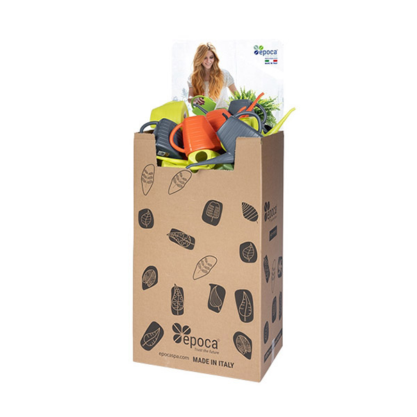 EPOCA Nau 2 watering can DISPLAY 13 lime - 13 marine - 13 lava - 13 olive