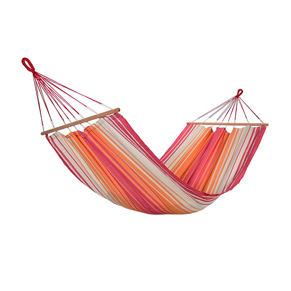 JOBEK Kolor - Hamac orange écru rouge certifié fsc 100%