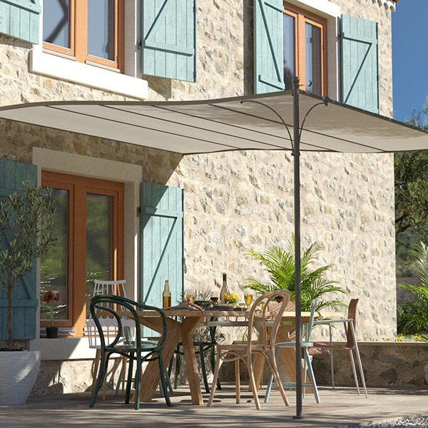 COULEURS DU MONDE TONNELLE LUBERON - STRUCTURE SEULE MARRON