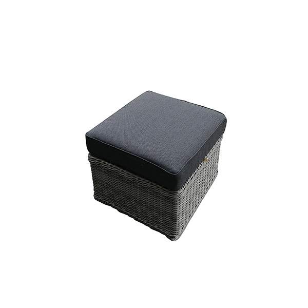 SAILON BY COULEURS DU MONDE POUF CAP BY NIGHT GRIS ET GRIS FONCE