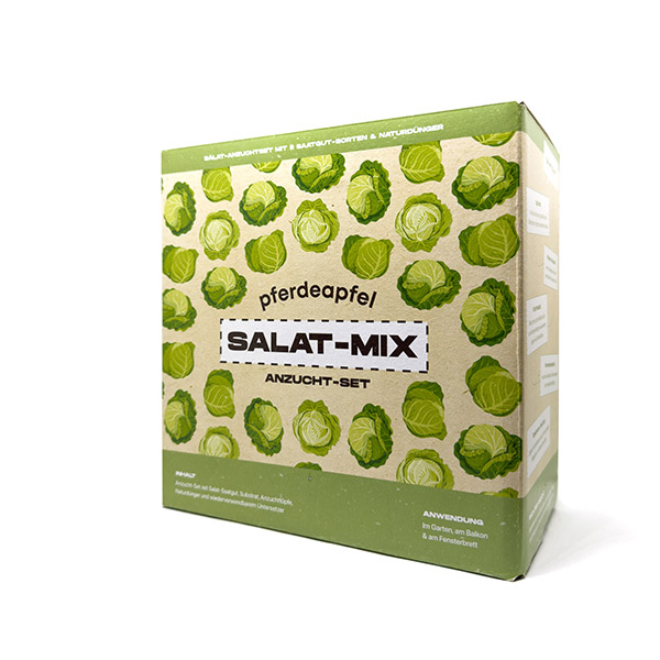 Pferdeapfel Anzuchtset Salat Mix